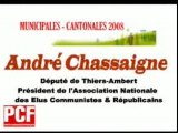 André Chassaigne - Municipales cantonales 2008 1/5