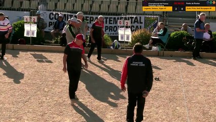 Championnat de France Triplettes Vétérans 2019