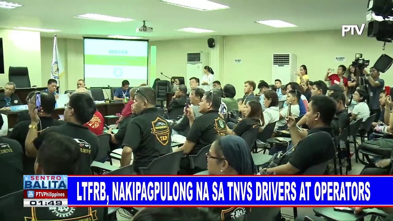 LTFRB, nakipagpulong na sa TNVS drivers at operators