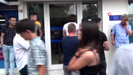 Taksim'de gasp dehşeti kamerada