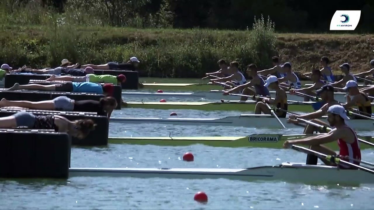 Championnat de France S-23  Bateaux longs Libourne 2019 - Finale du quatre de couple hommes - S-23H4x