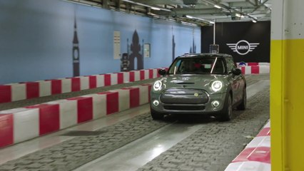 Production of the MINI Electric at MINI Plant Oxford Test track