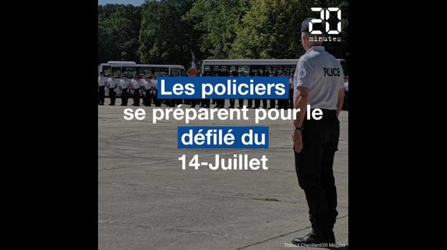 Comment les policiers se préparent-ils à défiler sur les Champs-Elysées?