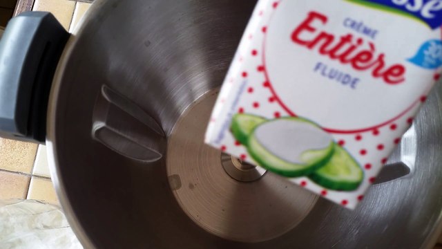 Crème type danette au toblerone au Compact Cook Elite pas à pas