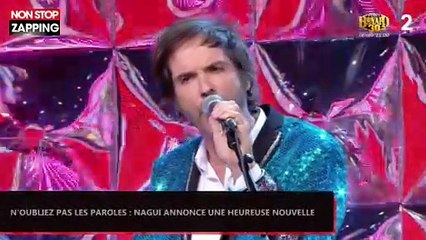 N'oubliez pas les paroles : Nagui annonce un heureux événement (Vidéo)