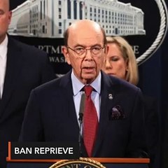 U.S. delays Huawei ban for 90 days