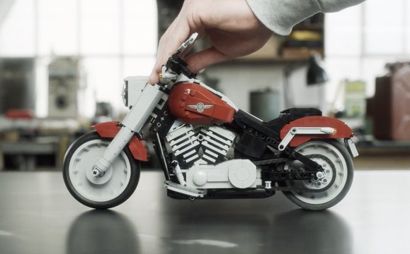 Harley-Davidson Fat Boy de Lego