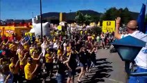 Tour de France à Saint-Dié : la choré des caravaniers avant le départ