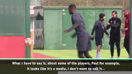 There's a media agenda against Pogba - Solskjaer