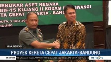 PT KCIC dan Kodam III/Siliwangi Tukar Aset untuk Proyek Kereta Cepat