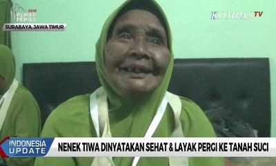 Nenek Tiwa 103 Tahun Naik Haji Atas Biaya 3 Anaknya