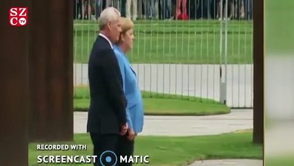 Скачать видео: Merkel 3. kez titreme nöbeti geçirdi