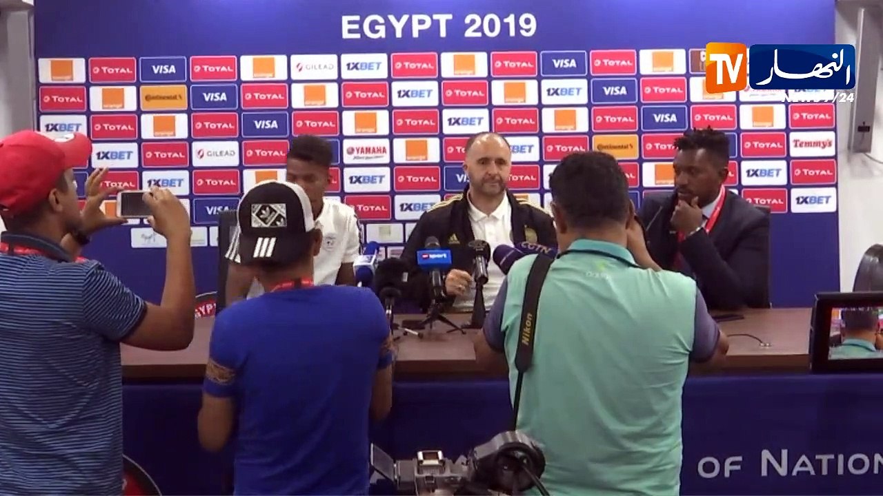 ندوة صحفية للناخب الوطني "جمال بلماضي" قبل لقاء...