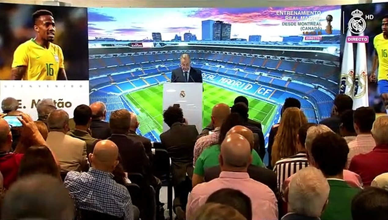 Florentino Pérez: "Tenemos una gran plantilla, un grupo con grandes talentos"