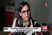 Telefónica deberá pagar monto millonario a la Sunat