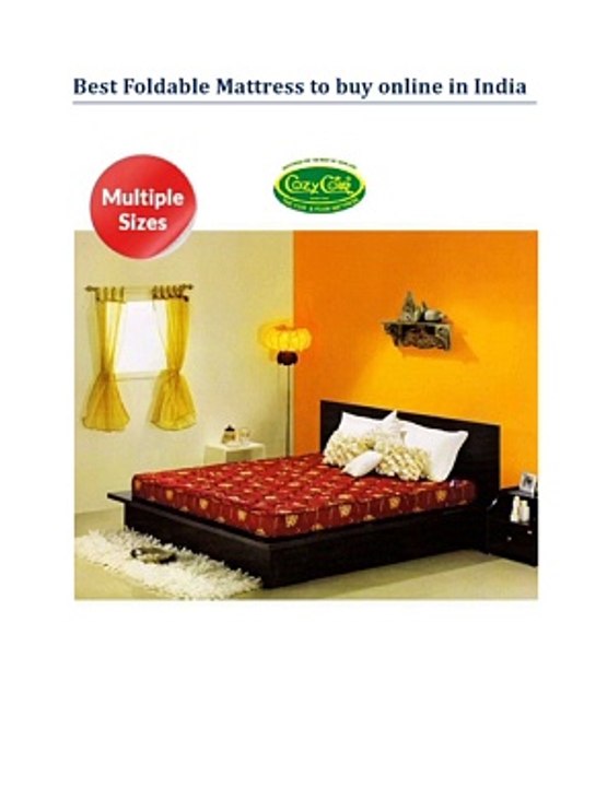 Foldable Mattress Online