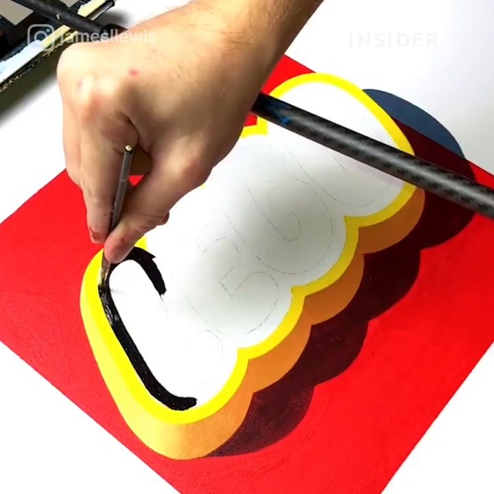 This lettering artist is known for his 3D logos