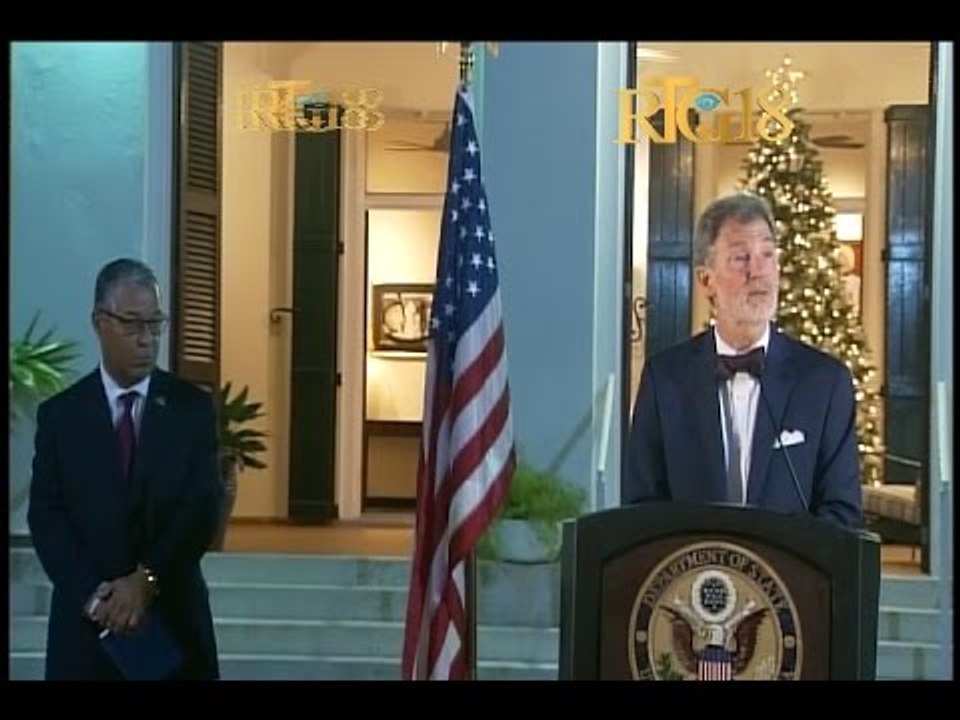 Haïti.- Fête de fin d’année organisée traditionnellement  par  l’Ambassade américaine et l'AmCham.