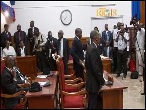Parlement haïtien.- La séance de validation et de prestation serment des 6 nouveaux sénateurs