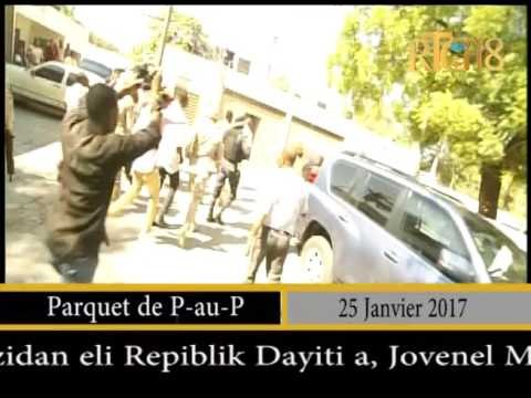 Présentation du Président élu de la République d'Haïti, Jovenel MOISE, au cabinet d'instruction