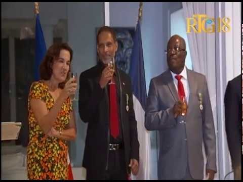 Cérémonie de remise des décorations d’Officiers de l’Ordre du Mérite agricole à Agr.Michel Chancy
