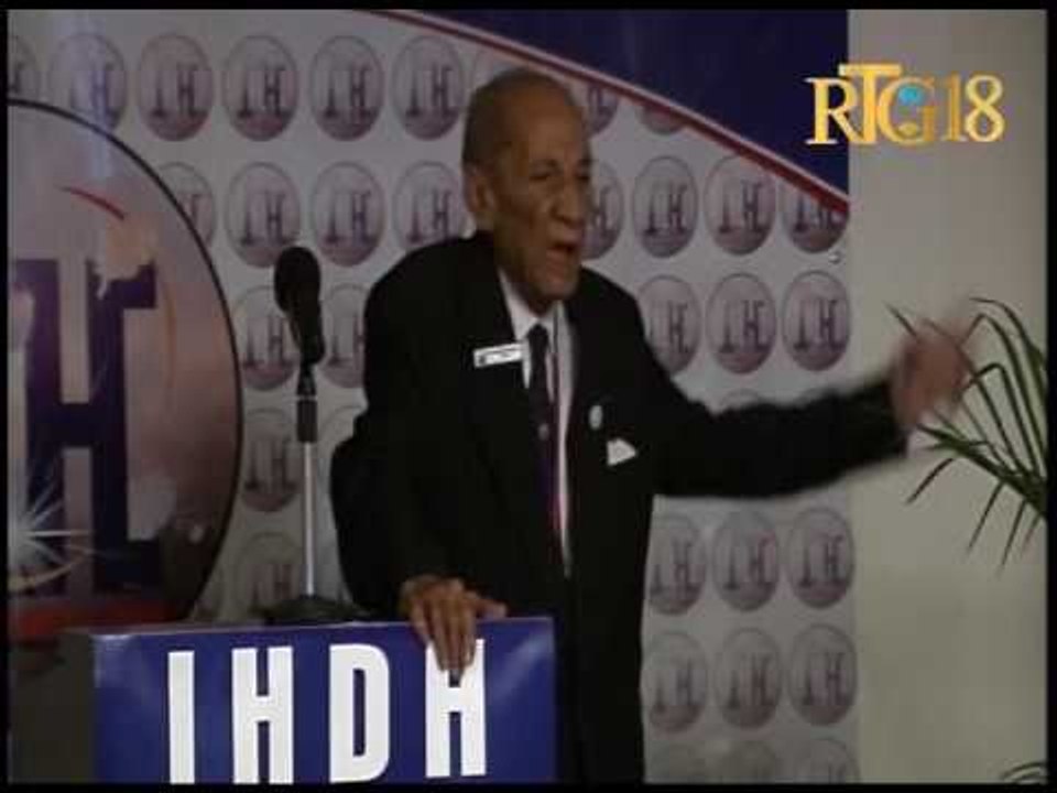 Haïti.- Cérémonie d'inauguration de l'Institut  Haïtien des Droits de l'Homme