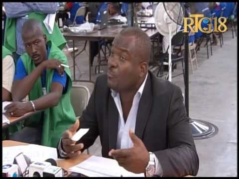 Haïti / Élections.- Processus de vérification des procès-verbaux, au Centre de tabulation des votes