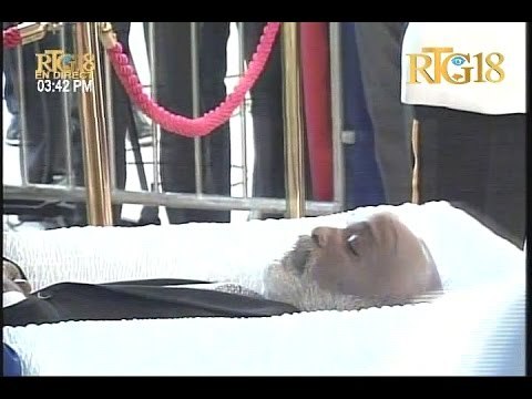 Exposition de la dépouille mortelle de l'ancien Président de la République d'Haïti, René Préval.