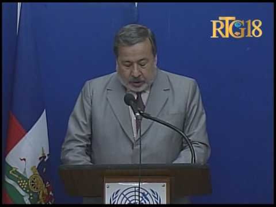 L'expert indépendant de l'Organisation des Nations Unies pour les droits humains, Gustavo Gallon