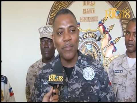 Haïti.- Le directeur général de la PNH, Michel-Ange Gédéon a visité la base du CIMO