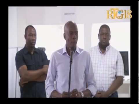 Le Président de la République, Jovenel Moïse a procédé à l'inauguration du centre de livraison