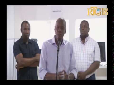 Le Président de la République, Jovenel Moïse a procédé à l'inauguration du centre de livraison @