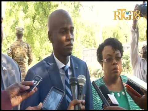 Le Président de la République, Jovenel Moïse a visité plusieurs centres hospitaliers