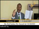 Action Des Unités Motivées pour une Haïti de Droit (AUMOHD) / Conférence de presse