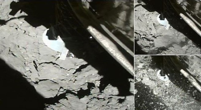 La nave Hayabusa 2 de Japón aterriza en un asteroide por segunda vez