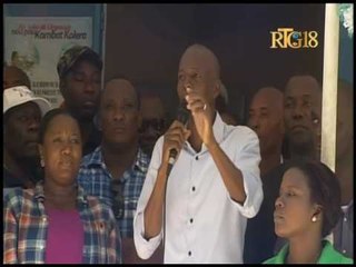 Le Président Jovenel Moïse en visite à Maïssade