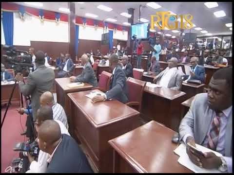 Le Premier ministre, Dr. Jack Guy Lafontant a répondu à la convocation de la chambre des Députés