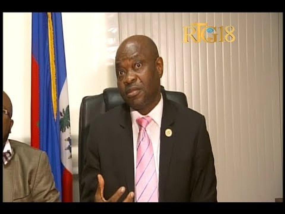 Haïti.- Ministère de l'Intérieur et des Collectivités Territoriales / Conférence de presse