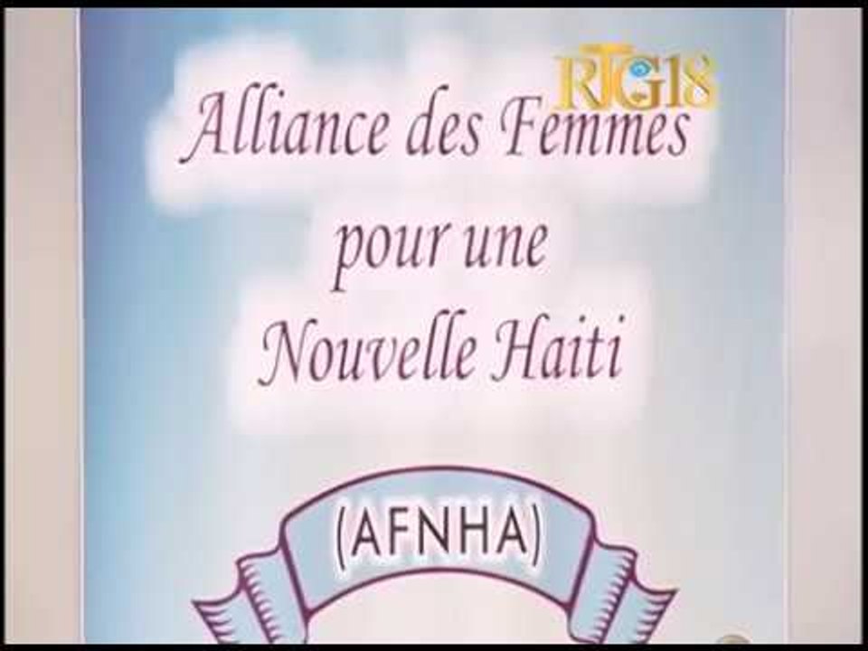 Alliance des Femmes pour une Nouvelle Haïti AFNHA / Projet sur la politique de femmes