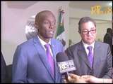 Le Président Jovenel Moïse a effectué une visite de courtoisie à l'ambassade du Mexique