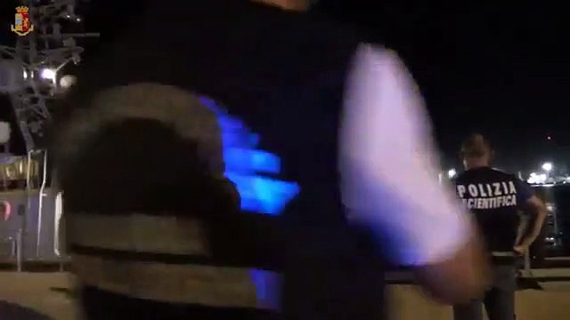 Pozzallo - Sbarco migranti e arresto scafista (09.07.19)