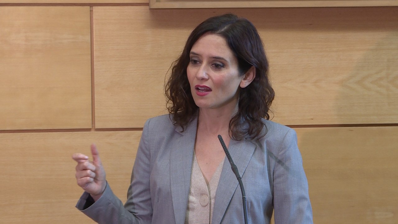 Ayuso quiere evitar el bloqueo político en la Comunidad de Madrid