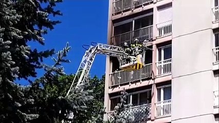 Incendie rue Bougney, à Besançon
