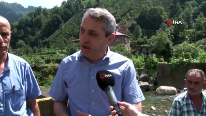 Rize'nin Ambarlık Köyündeki Kemer Taş Köprüsü Yıkıldı