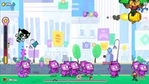 The Powerpuff Girls: Monkey Mania - ButterCup & Blossom Fight Rubber Bandit Boss (CN Games)