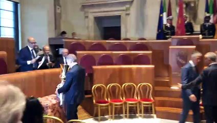 LAZIO IN CAMPIDOGLIO - ENTRA LA COPPA ITALIA