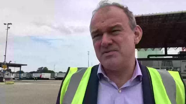 Ed Davey MP visits Portsmouth International Port