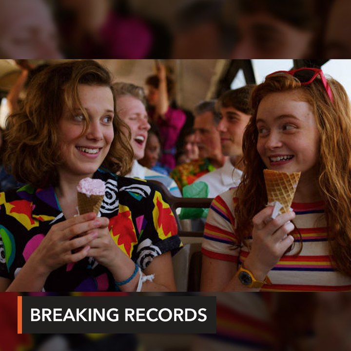 'Stranger Things' breaks Netflix viewing records