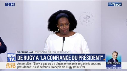 Скачать видео: Sibeth Ndiaye déclare que François de Rugy 