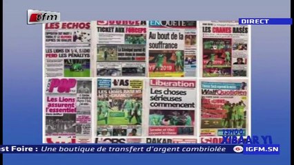 REPLAY - Revue de Presse - Pr : MAMADOU MOUHAMED NDIAYE - 10 Juillet 2019